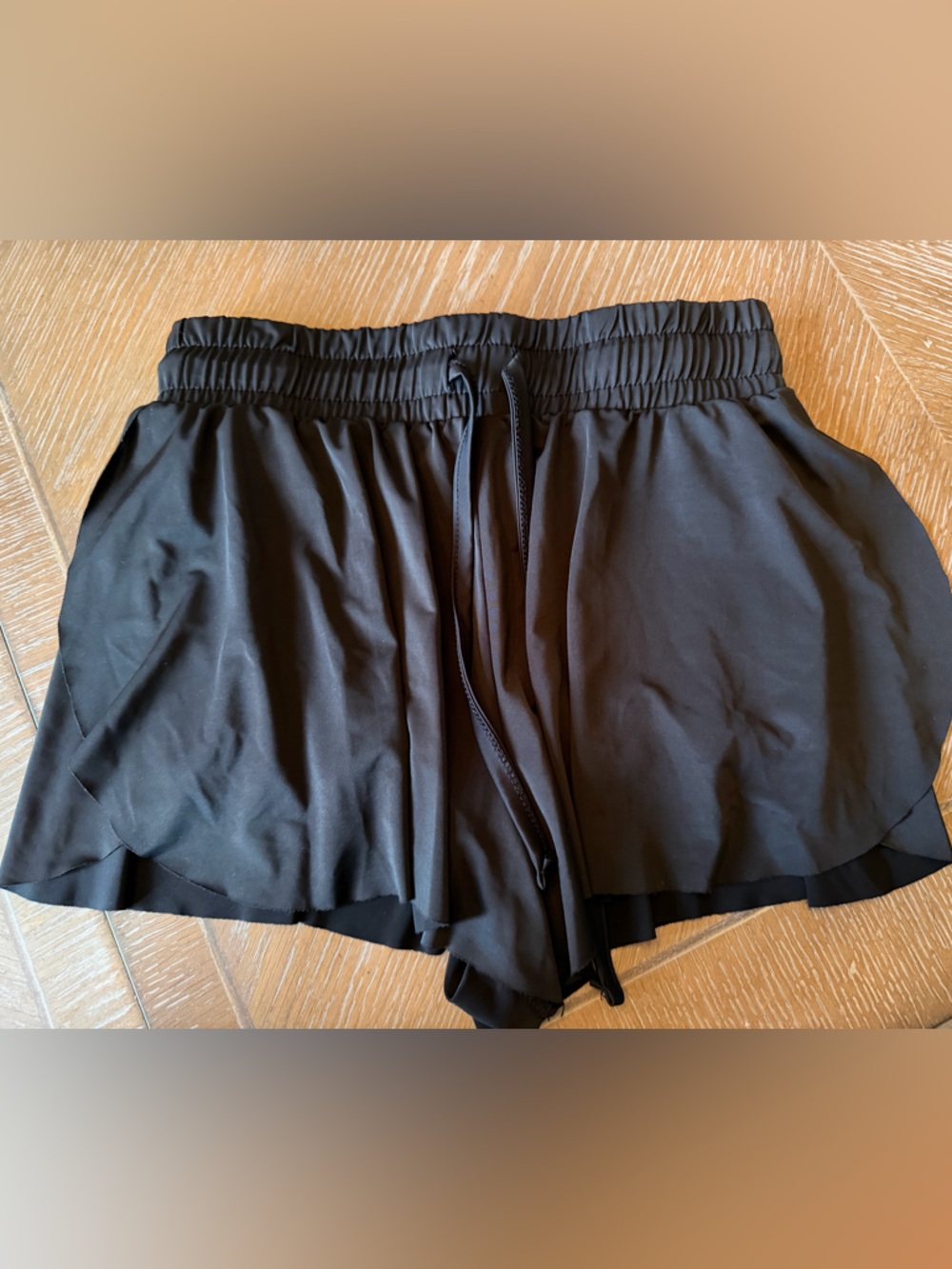 btween Black Girls Athletic Butterfly Shorts Size 8 Girls